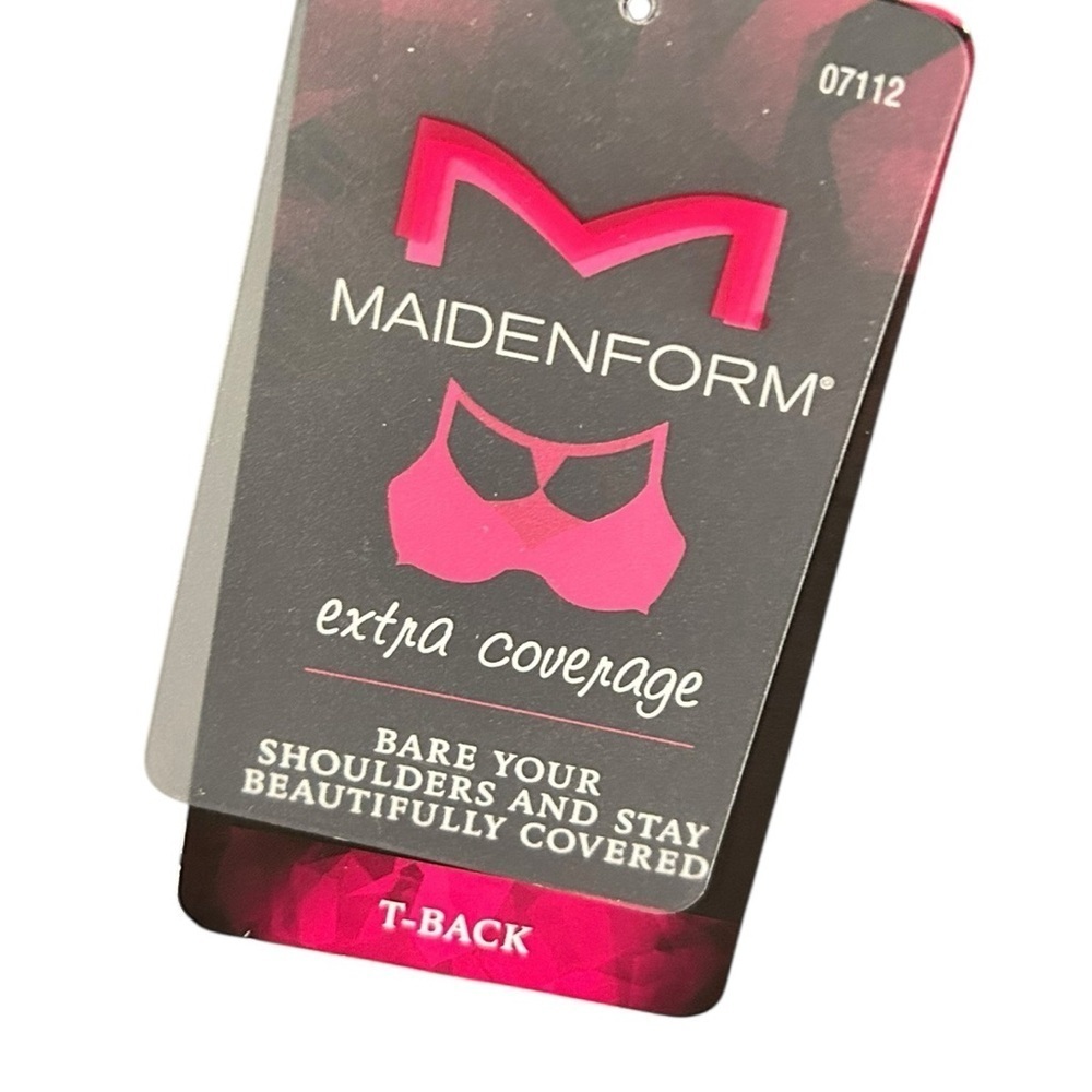 NWT Maidenform T-Shirt One Fab Fit Lace T-Back Front Closure Underwire 38DD - Picture 8 of 9